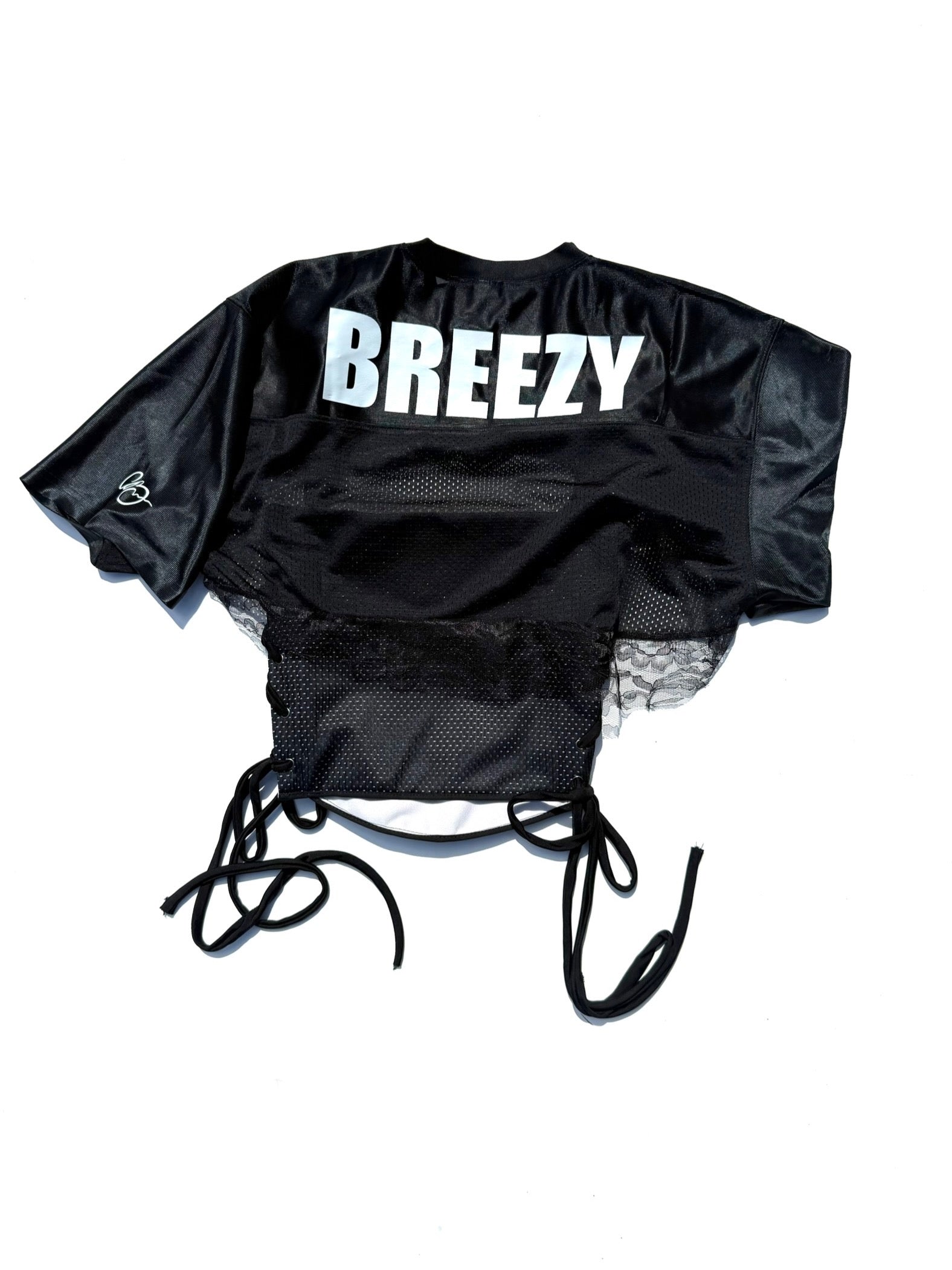 Corset 20 w/ “Breezy” Jersey Shrug - BW Breezy