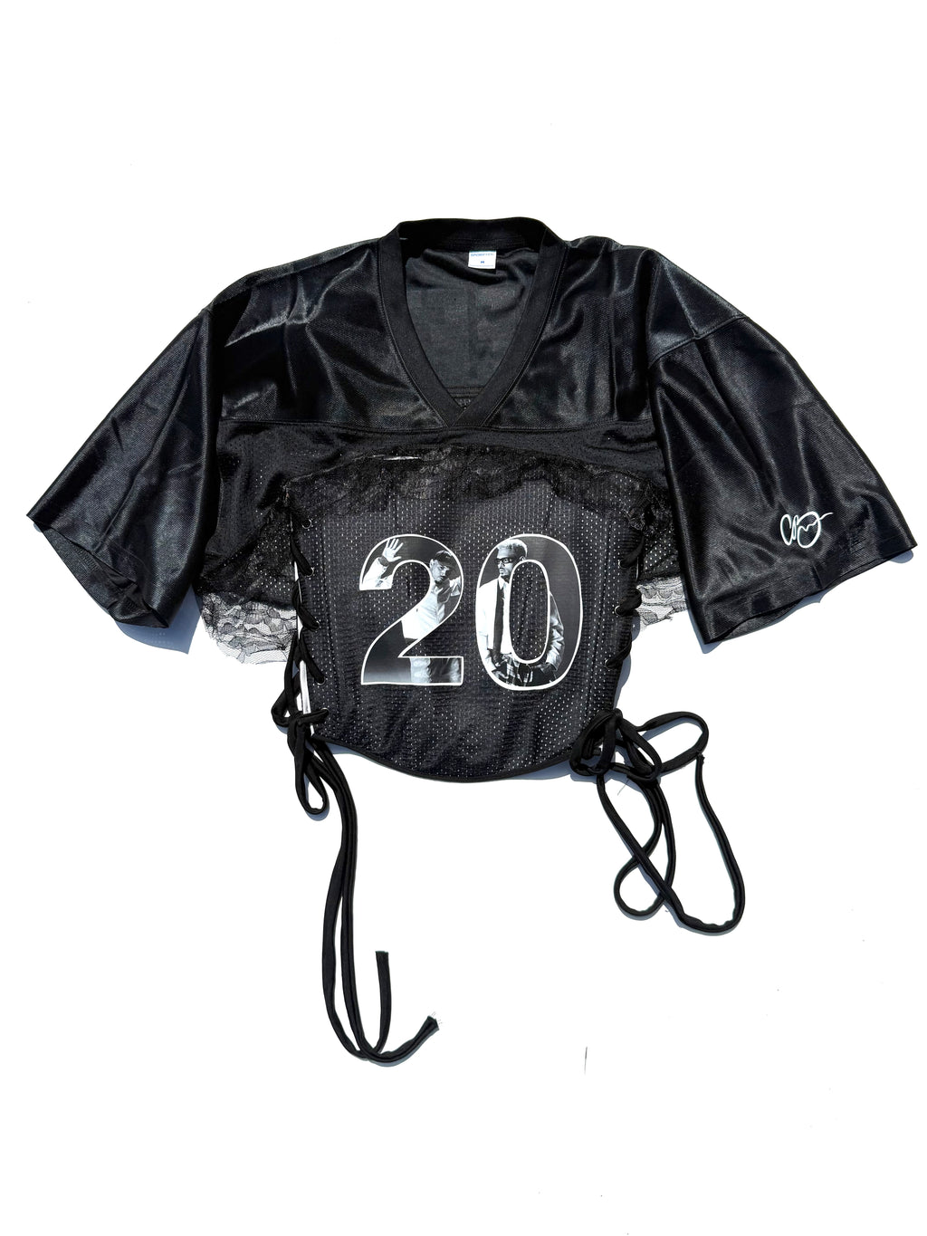 Corset 20 w/ “Breezy” Jersey Shrug - BW Breezy