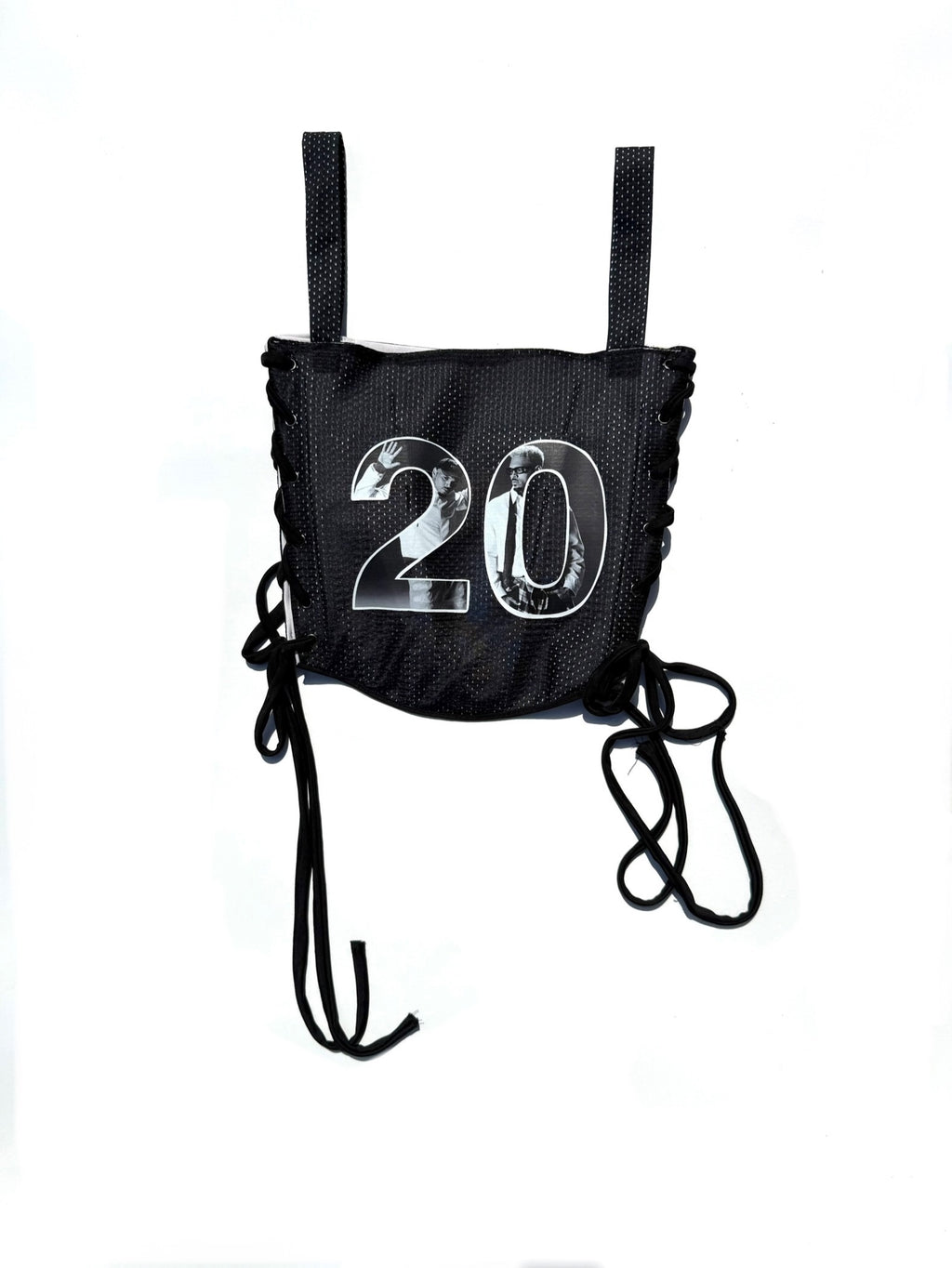 Corset 20 w/ “Breezy” Jersey Shrug - BW Breezy
