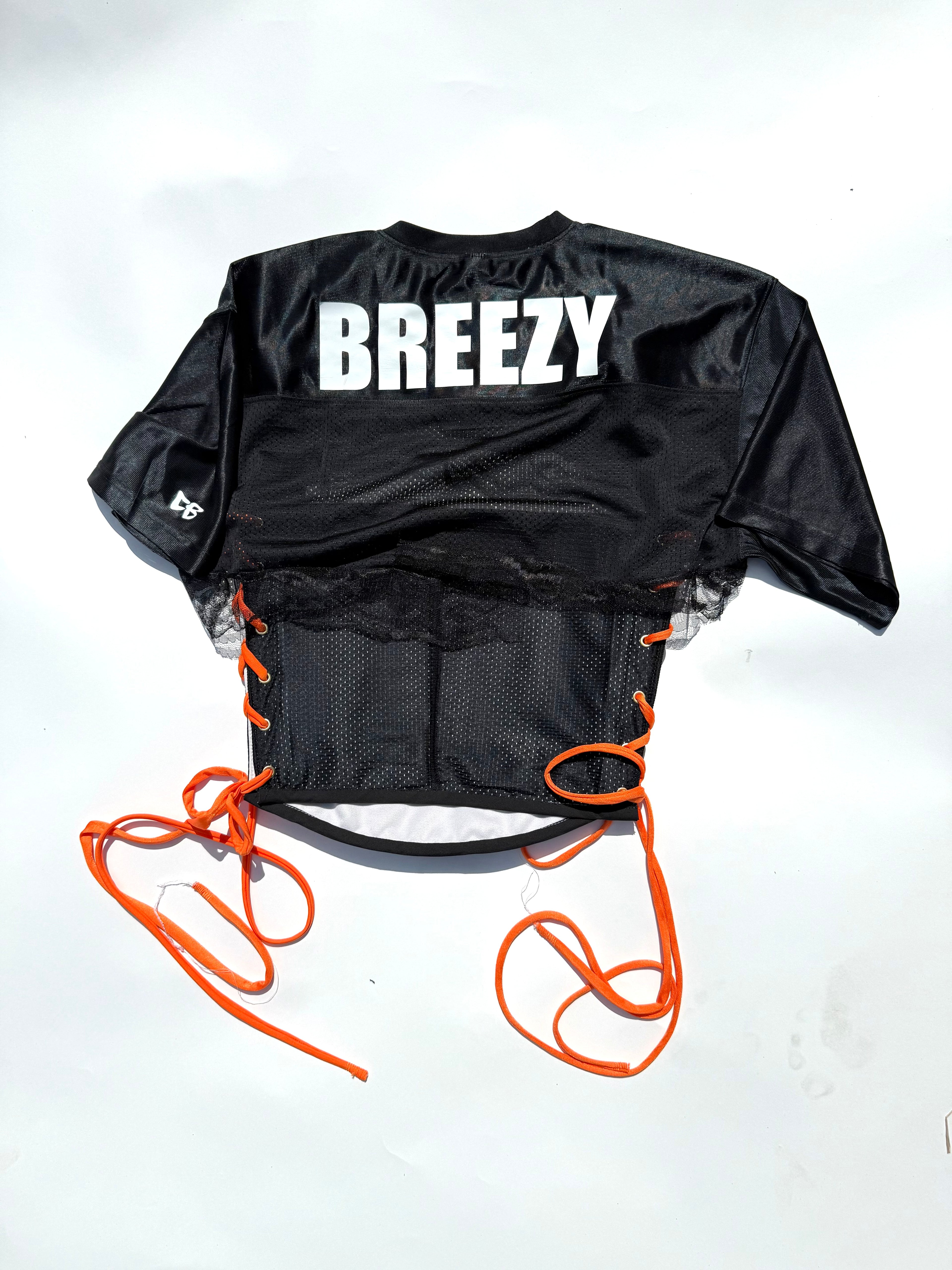 Corset 20 w/ “Breezy” Jersey Shrug - Main Squeeze Breezy