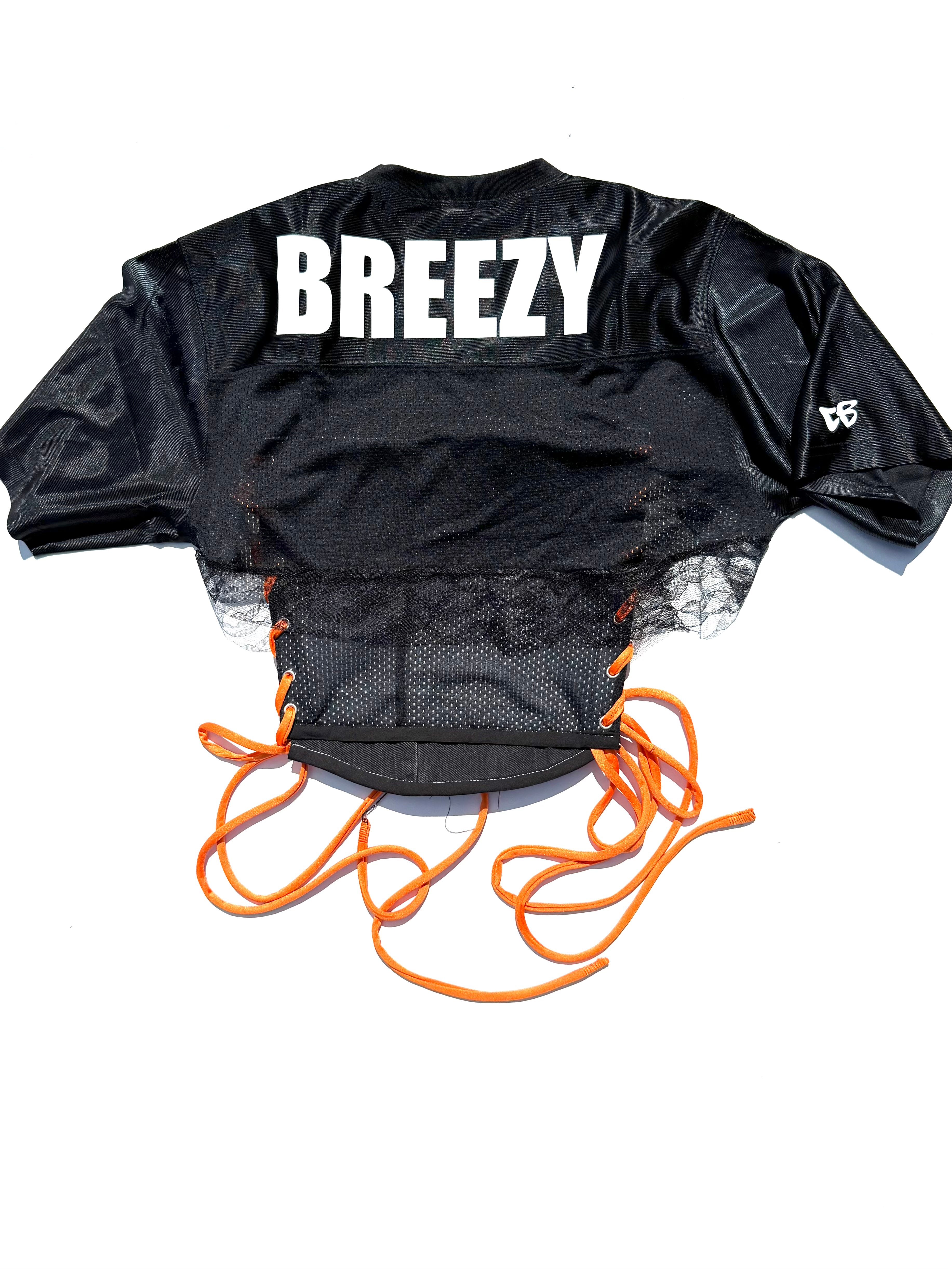 Corset 20 w/ “Breezy” Jersey Shrug- Orange Bowl Breezy