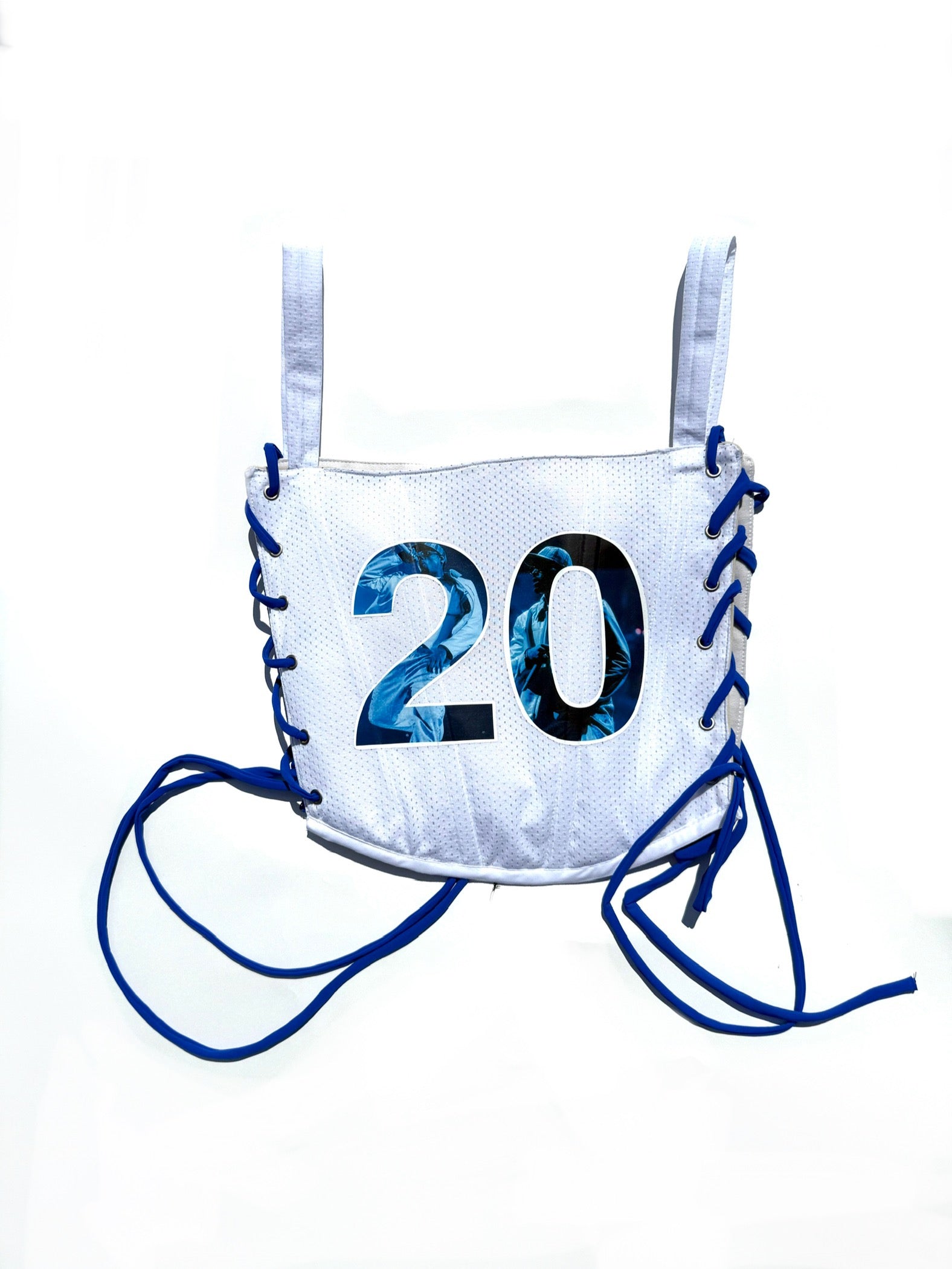 Corset 20 w/ “Breezy” Jersey Shrug- Ice Cold Breezy