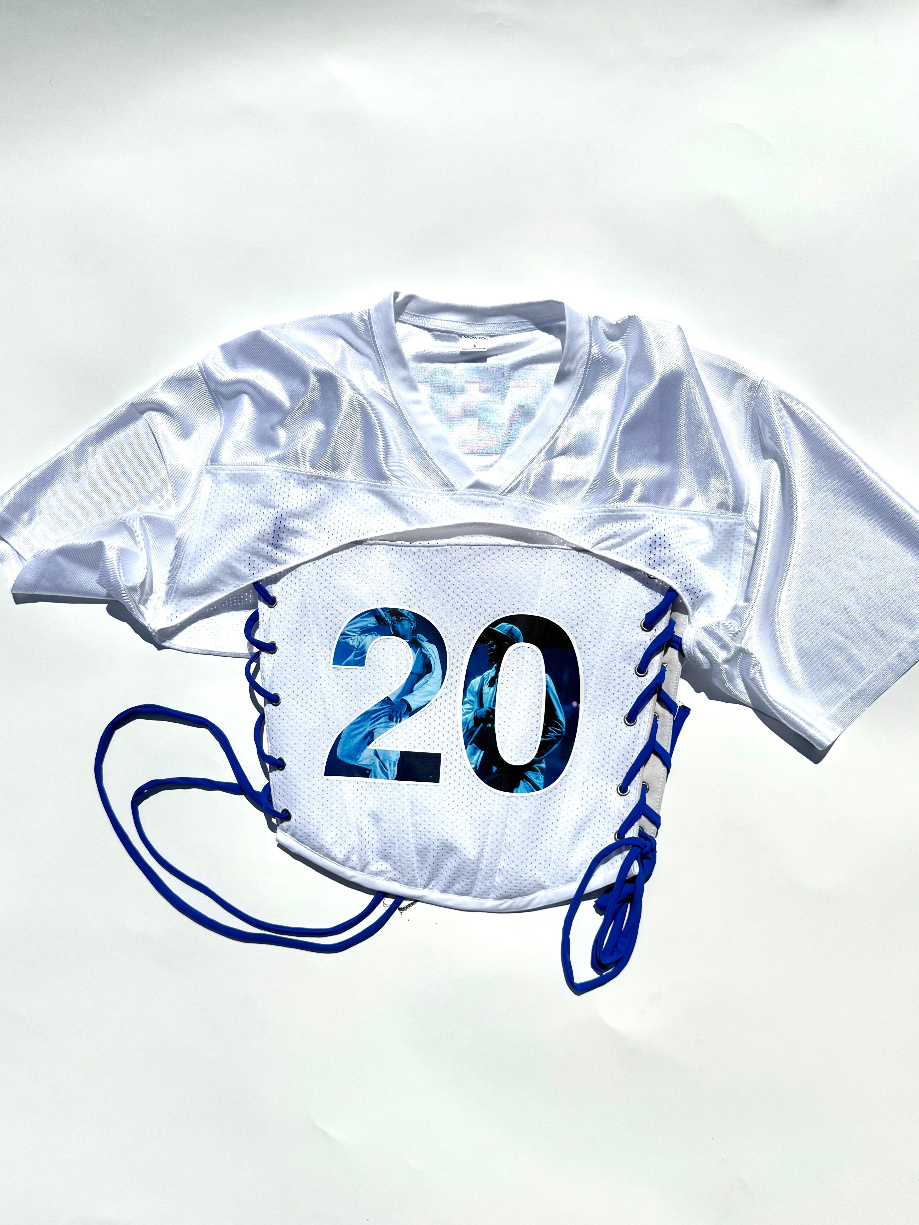 Corset 20 w/ “Breezy” Jersey Shrug- Ice Cold Breezy