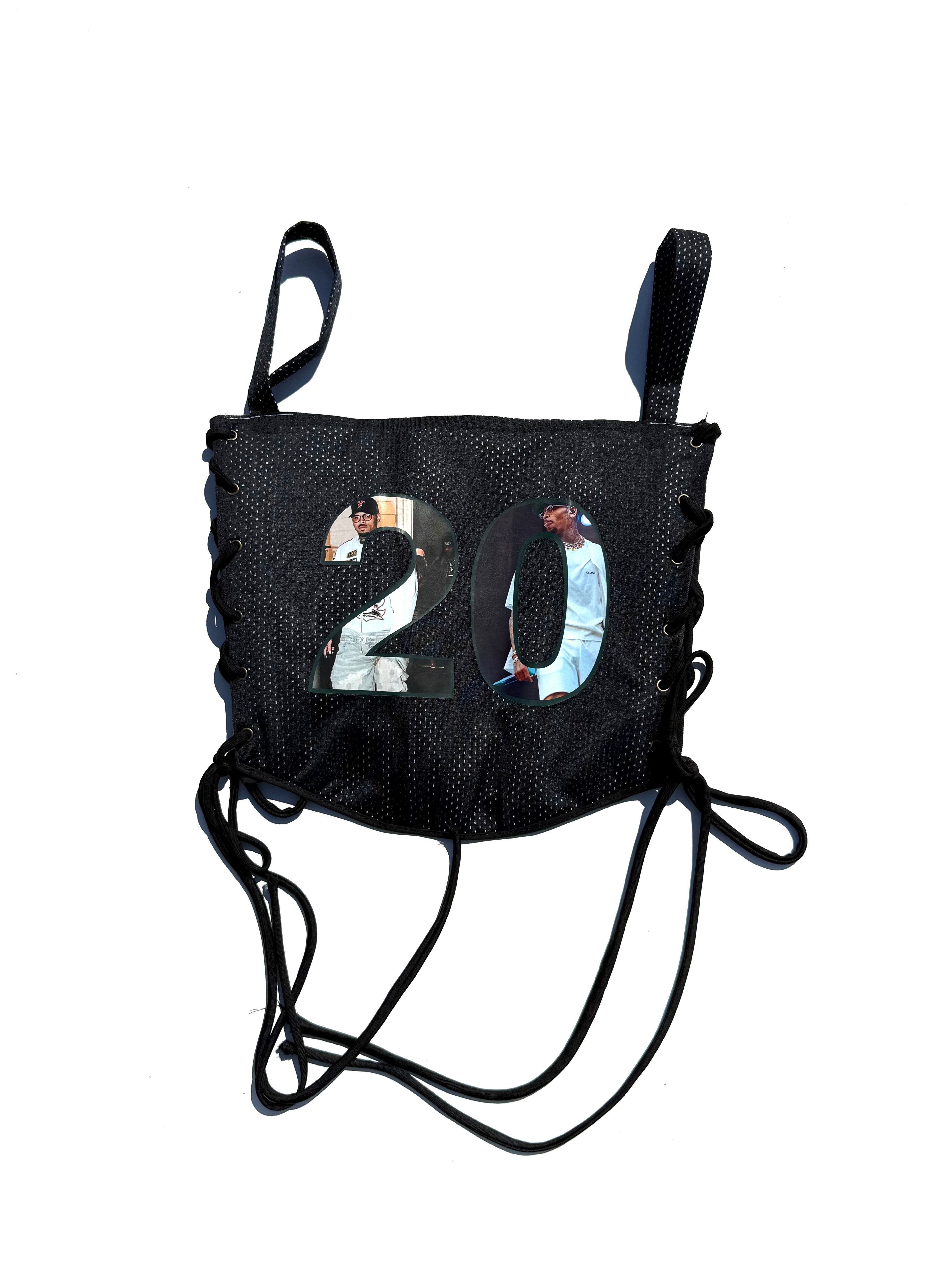 Corset 20 w/ “Breezy” Jersey Shrug- In Them Streets